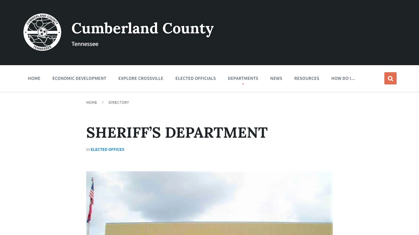 SHERIFF’S DEPARTMENT – Cumberland County