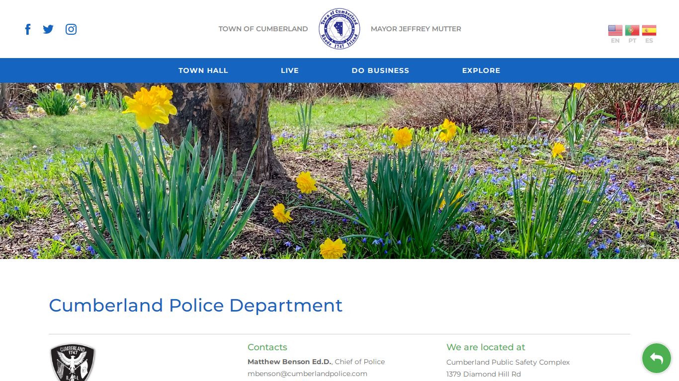 Cumberland Police Dept | Cumberland, RI | Cumberland